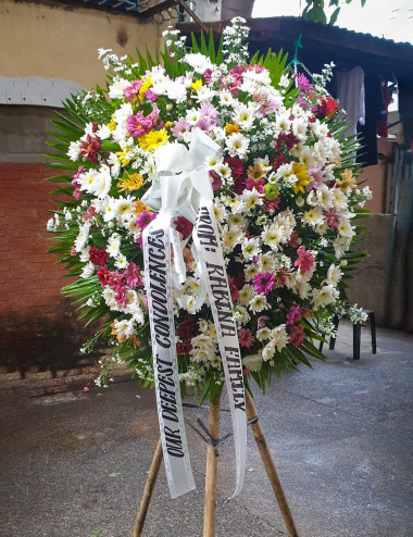 Delorse Funeral stand -  Pangasinan Flower Shop - Dagupan City, Pangasinan, Philippines