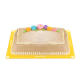 Pastel Blooms Mocha 8x12 - Goldilocks Cake (Large)