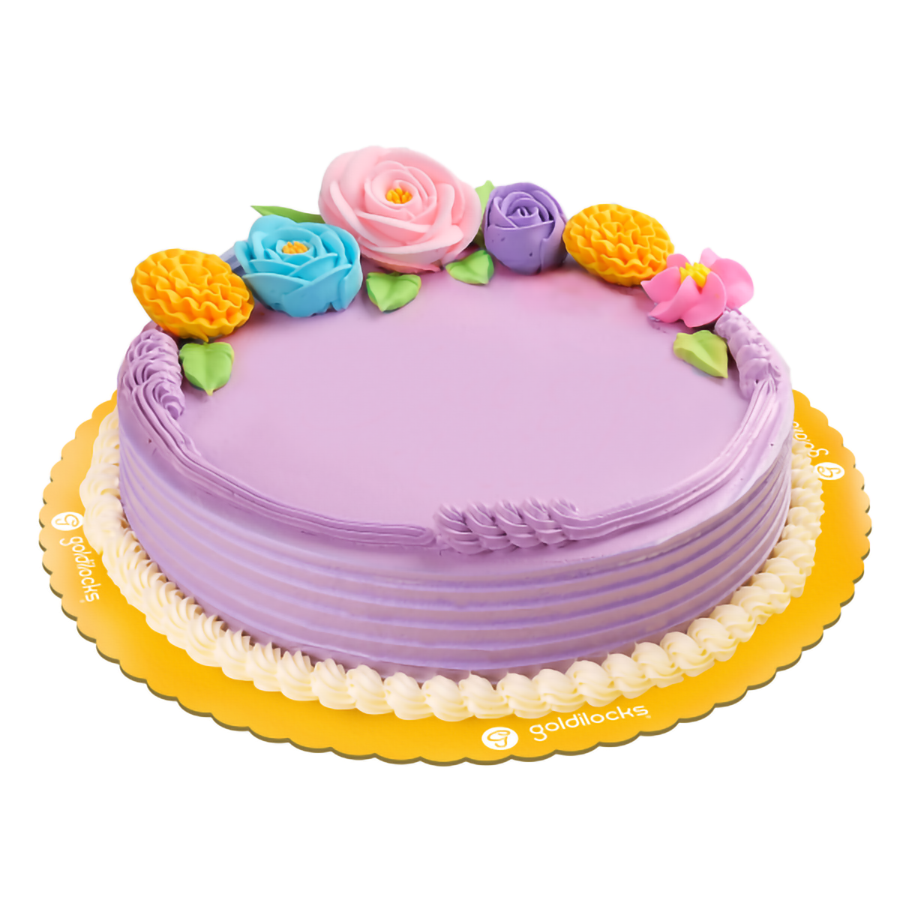 Pastel Blooms Ube 9rd - Goldilocks Cake (Medium) Pangasinan Flower Shop  Delivery Service