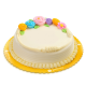 Pastel Blooms Marble 9" round - Goldilocks Cake - (Medium)