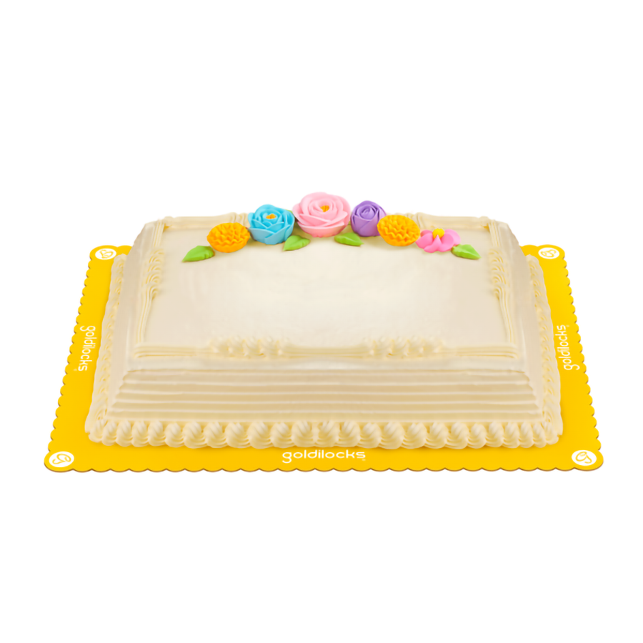 Pastel Blooms Marble 8x12 - Goldilocks cake (Large) Pangasinan Flower Shop  Delivery Service