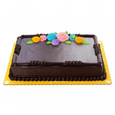 Pastel Blooms Chocolate 8x12 - Goldilocks cake (Large)