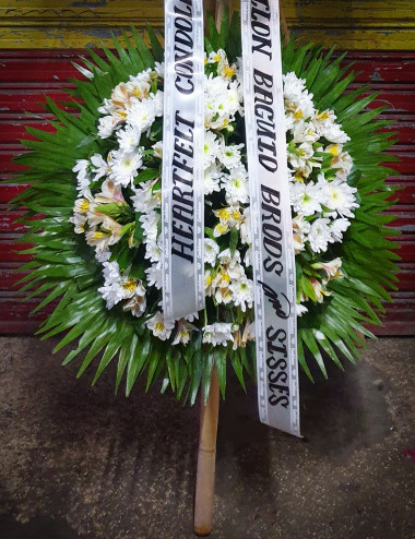 Merrie Funeral stand -  Pangasinan Flower Shop - Dagupan City, Pangasinan, Philippines