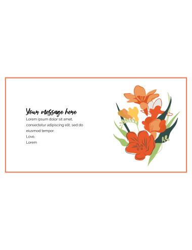 Custom gift card - Assorted Flowers Pangasinan Flower Shop Delivery Service