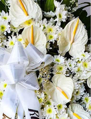 Journey Funeral stand -  Pangasinan Flower Shop - Dagupan City, Pangasinan, Philippines