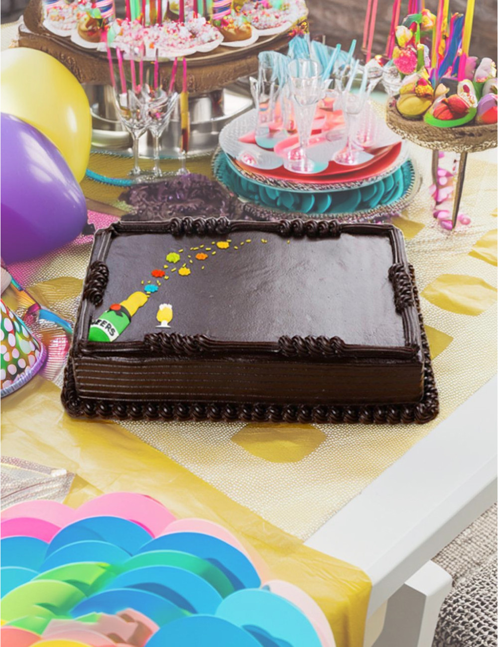 Celebrate Choco 8x12 with filling (Goldilocks Cake)