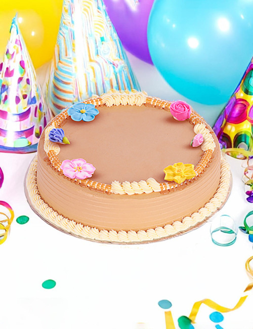 Classic Caramel Blooms 9 inch round (Goldilocks Cake)