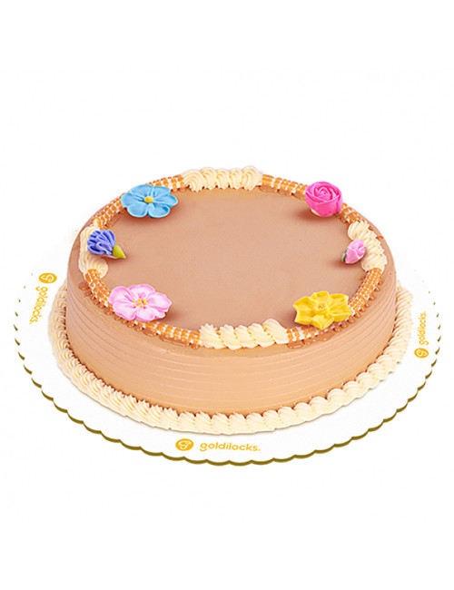 Classic Caramel Blooms 9 inch round (Goldilocks Cake)