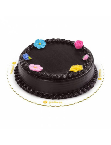 Classic Choco Blooms 9 inch round (Goldilocks Cake) Pangasinan Flower Shop Delivery Service