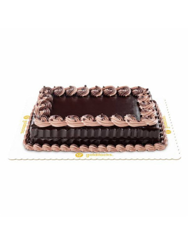 Luscious Chocolate 8x12 (Goldilocks Cake) Pangasinan Flower Shop Delivery Service