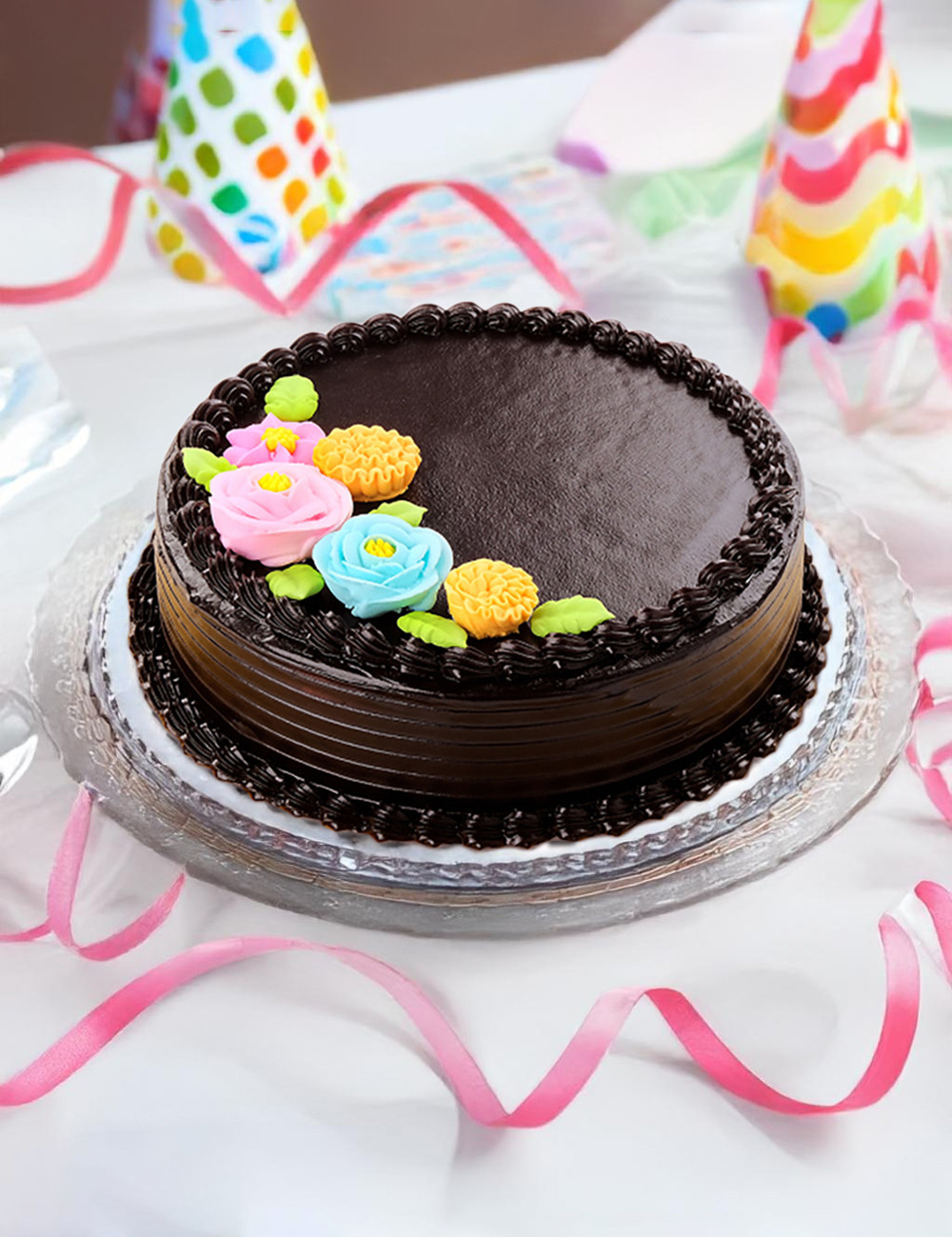 Pastel Blooms Chocolate 9 inch round (Goldilocks Cake)