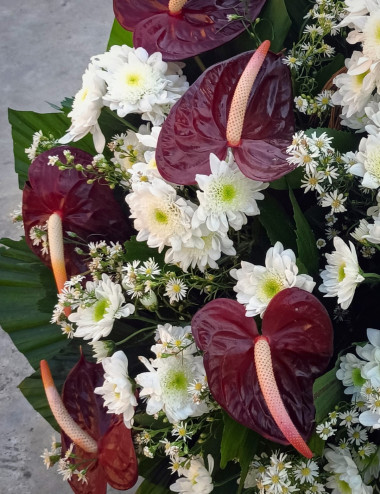 Grace Flower Basket -  Pangasinan Flower Shop - Dagupan City, Pangasinan, Philippines