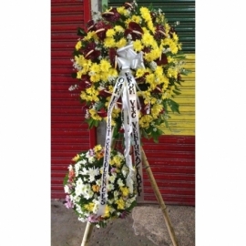 Jene Funeral stand -  Pangasinan Flower Shop - Dagupan City, Pangasinan, Philippines