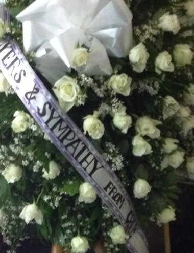 Merrie Funeral stand -  Pangasinan Flower Shop - Dagupan City, Pangasinan, Philippines