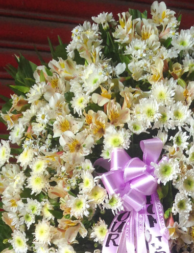 Annabelle Funeral stand -  Pangasinan Flower Shop - Dagupan City, Pangasinan, Philippines