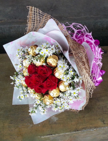 Tess Bouquet -  Pangasinan Flower Shop - Dagupan City, Pangasinan, Philippines