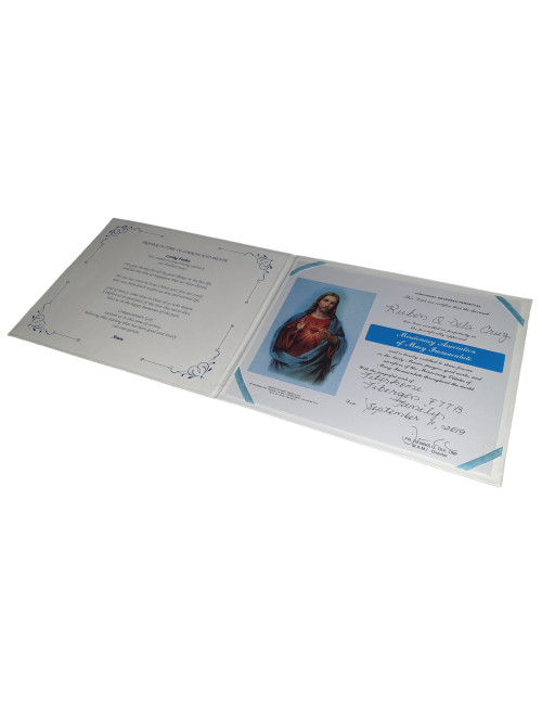 Mass Card (Blue/White)